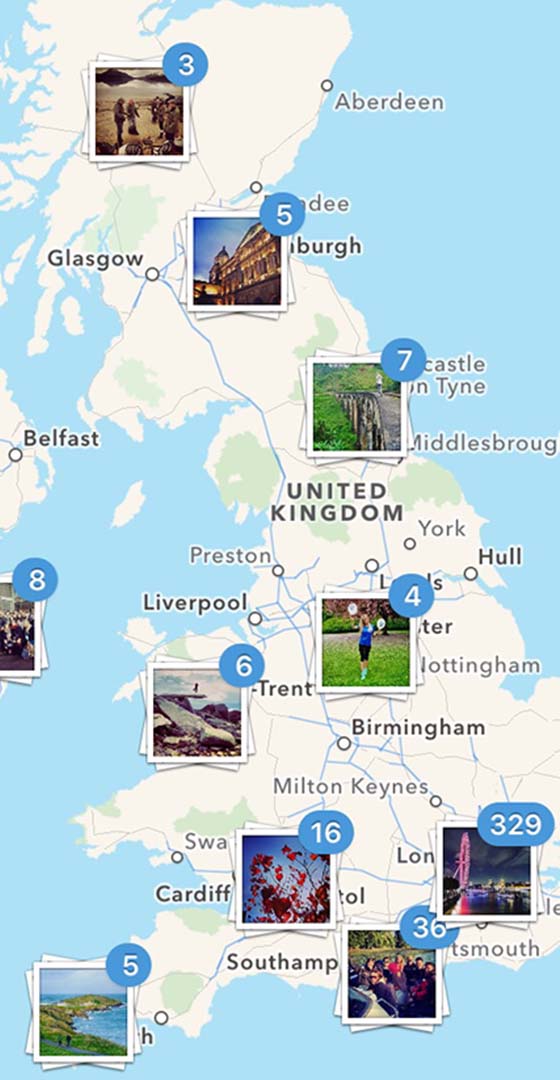 Location Tracking App via Instagram